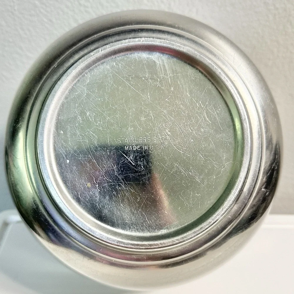Vtg Stainless Steel Mixing Bowl 8.5